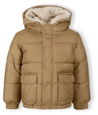 Produktbild von Minoti Sportjacke wattiert Kapuze Beige Gr. 74 für Jungen