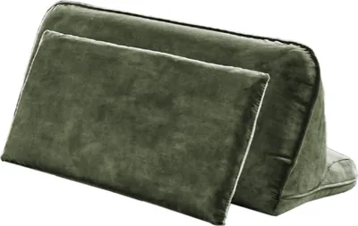 Produktbild von KAWOLA Rückenkissen WIOLO velvet moosgrün