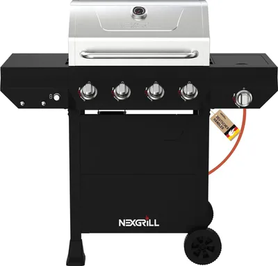 Produktbild von Nexgrill Gasgrill "Classic" mit Seitenkochfeld silber / schwarz 4+1 Brenner