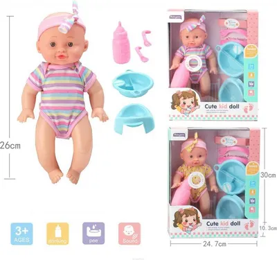 Zdjęcie produktu dla Lalka siusiająca z akcesoriami A-0872