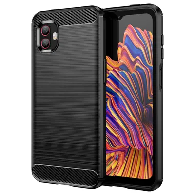 Produktbild von Carbon Hülle für Samsung Galaxy XCover 6 Pro Handyhülle Back Cover Bumper Case