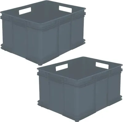 Obrázok produktu pre Keeeper Eco Bruno úložná box kolekcia 52 l 2 kusy strieborná  strieborná jedna veľkosť