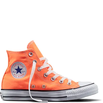 Produktbild von Converse Chuck Taylor All Star High HYPER ORANGE Neon Seasonal Fresh Colors 155739C Größe 7 UK · 40 EU · 25.5 cm