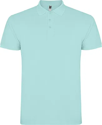 Produktbild von Roly PO6638 | Herren Star Poloshirt, Piqué - Farbe: Mint 98 - Größe: XXL