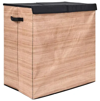 Produktbild von HowHomely Wäschesammler Wäschebox 58x35x58cm aus Kunststoff Wäschebehälter