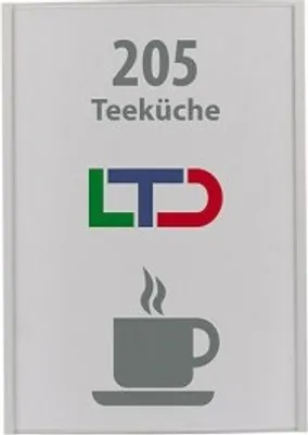Produktbild von ORLANDO Türschild DIN A5, Format: 210x148 mm