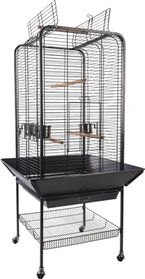 Image de Cage pour perruche sur pied avec ouverture de toit