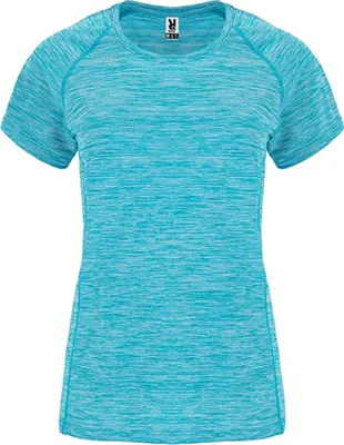 Produktbild von Roly CA6649 | Damen Shirt Austin Woman T-Shirt - Farbe: Heather Turquoise 246 - Größe: M