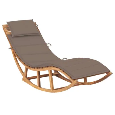Produktbild von Maison Exclusive - Schaukelliege mit Auflage Massivholz Teak