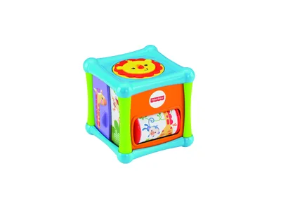 Immagine prodotto di Fisher-Price - Cubo con animaletti a sorpresa Giocattolo educativo per bambini dai 6 mesi in su (Mattel BFH80)  FISHER PRICE Fascia d'età: dai 6 mesi in su