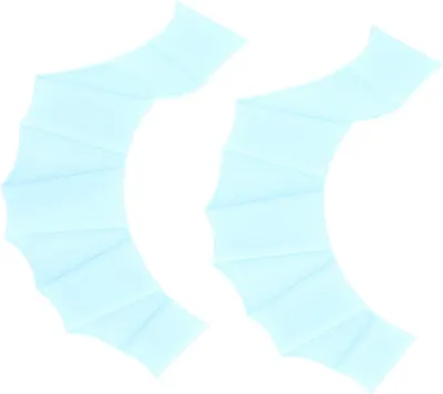 Produktbild von Schwimmhandpaddel, 1 Paar Schwimmflossen, Finger-Schwimmhilfe in Blau, Größe L für Schwimmen und Tauchen