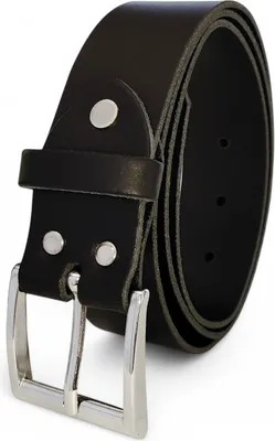 Produktbild von FRONHOFER Herrengürtel 4 cm, 100% Leder, mit Schraube und Nieten, kürzbar