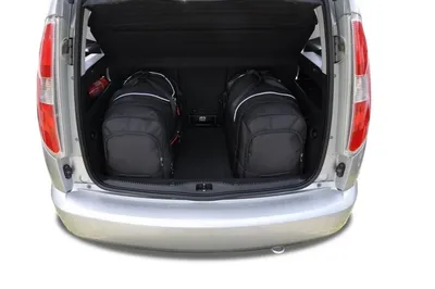 Zdjęcie produktu dla Torby do bagażnika SKODA ROOMSTER 2006-2015 4szt KJUST