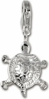 Image de SilberDream Charm bracelet bijoux pendentif tortue 925 argent véritable FC1001