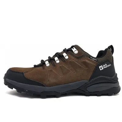 Produktbild von Jack Wolfskin Refugio Tex. low M Herren Wanderschuh in Braun, Größe 13
