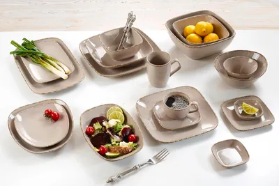 Image de Assiette à dessert 22cm gris Casa