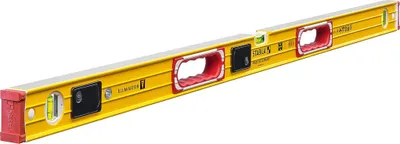 Produktbild von Stabila 196-2, Wasserwaage, 1,22 m, Schwarz, Rot, Gelb, 0,5 mm/m, Aluminium
