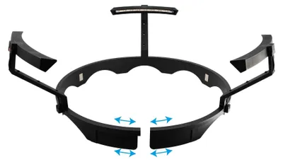 Image de Trilight - Système d'éclairage pour fléchettes - sisal target lighting