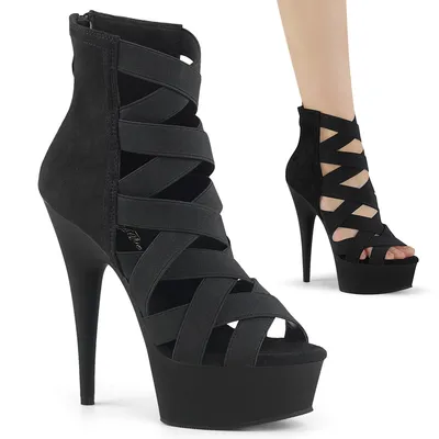 Obrázek produktu pro DELIGHT-600-24 Dámské sandály Pleaser, černé EU 37, US 7