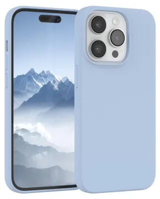Produktbild von EAZY CASE Silikonhülle für Apple iPhone 14 Pro Silikon Backcover Schutz in Blau