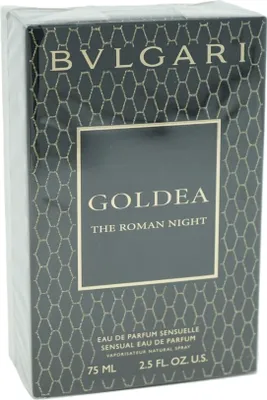 Obrázek produktu pro BVLGARI Goldea The Roman Night, Ženy, 75 ml, Sprej, Alcohol Denat. (Sd Alcohol 39-C); Parfum (Fragrance); Aqua (Water); Linalool; Benzyl Salicylate;..., 1 kusů
