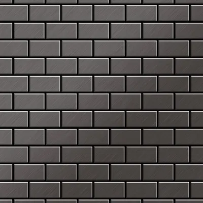 Immagine prodotto di Mosaico di titanio metallizzato ALLOY House-Ti-SB grigio spazzolato 0,98 m2