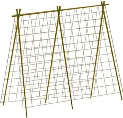 Obrázek produktu pro Opěrná tyč z přírodního bambusu, tloušťka 20-22 mm, výška 150 cm