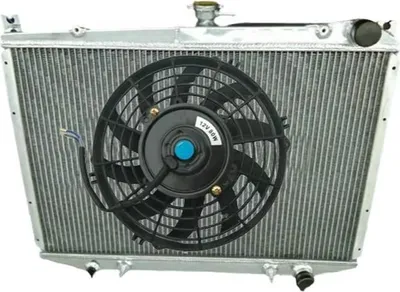 Image de Radiateur en aluminium avec ventilateur - Refroidissement efficace du moteur pour automobile
