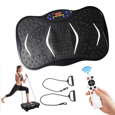 Imagen del producto de Plataforma de entrenamiento con vibraciones, control táctil, altavoz Bluetooth, color