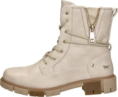 Image de Mustang Veterschoenen Hoog  Veterschoenen Hoog - Gebroken wit - Maat 42