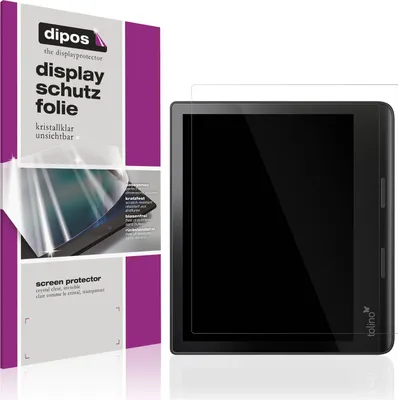 Produktbild von 2x Schutzfolie für Tolino Epos 3 e-Book Reader klar Displayschutzfolie Folie Display Schutz dipos