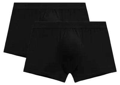 Produktbild von Boxershorts Atlantic aus Mikromodal schwarz mit elastischem Bund XL