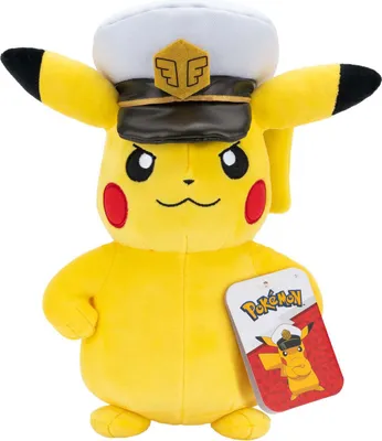 Image de Peluche Pokémon Captain Pikachu #1 - 20 cm