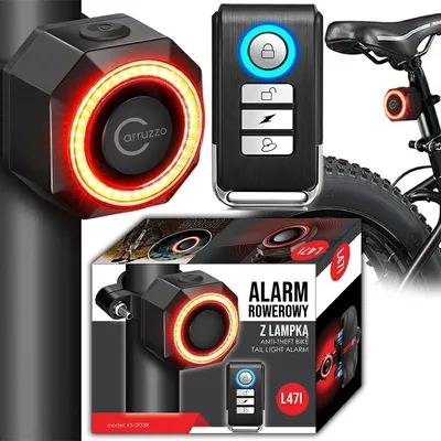Image de Gotel L47I Alarme De Vélo Avec Feux Arrière