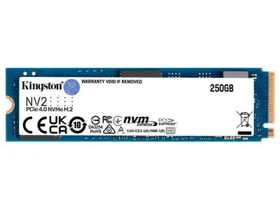Produktbild von Kingston NV2 250GB M.2 PCIe G4x4 2280