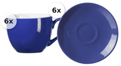Produktbild von Espressotassen - Set 12 tlg. Doppio indigo-blau