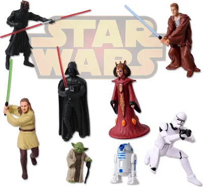 Produktbild von 8 Star Wars Schlüsselanhänger Figuren