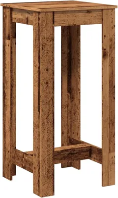 Produktbild von Hochbar aus Holzwerkstoff in Altholzfarbe, 51 x 50 x 103,5 cm, mit 80 kg Tragfähigkeit
