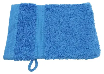 Produktbild von Julie Julsen BIO Waschhandschuh Royalblau 15 x 21 cm