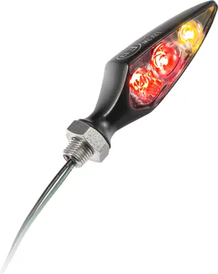 Immagine prodotto di Kellermann Rhombus S Indicatore di direzione a LED con luce posteriore e luce freno nero oscurato posteriore sinistro