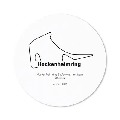 Produktbild von MuchoWow® Mauspad Mousepad Formel 1 - Hockenheim - Rennstrecke 40x40 cm - Mousepads - Maus Mat - Pad - Mausunterlage - Schreibtisch Accessoires