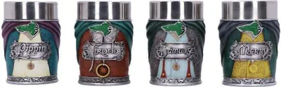 Produktbild von Herr der Ringe Schnapsgläser 4er-Pack Hobbits