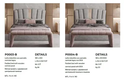 Produktbild von Bettrahmen Design Polster Bett Designer Möbel Grau Neu Betten Schlafzimmer Luxus