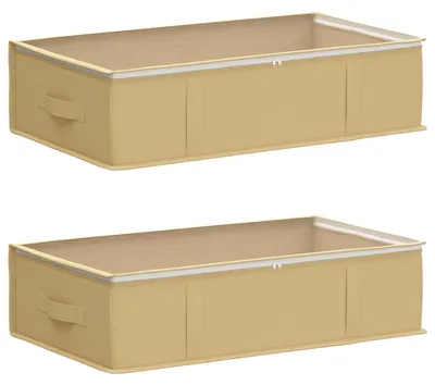 Obrázok produktu pre vidaXL Úložné boxy s priehľadným vrchným okienkom, 2 ks, objem 50,4 l