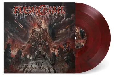 Obrázok produktu pre Fleshcrawl: Epitome Of Carnage (Red Marbled Vinyl)