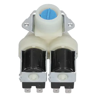Image de Vanne d'entrée d'eau de rechange pour machines à laver, électrovanne, vanne à double tête, accessoires pour machines à laver, AC220V-240V