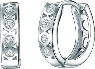 Produktbild von Rafaela Donata Creolen Sterling Silber Zirkonia 60837072