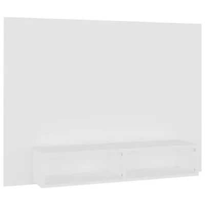 Zdjęcie produktu dla vidaXL Szafka wisząca pod TV biała 120x23,5x90 cm materiał drewnopochodny
