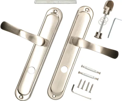 Obrázek produktu pro KOTARBAU® Dveřní klika Saténový nikl Páková klika 72 mm WC verze