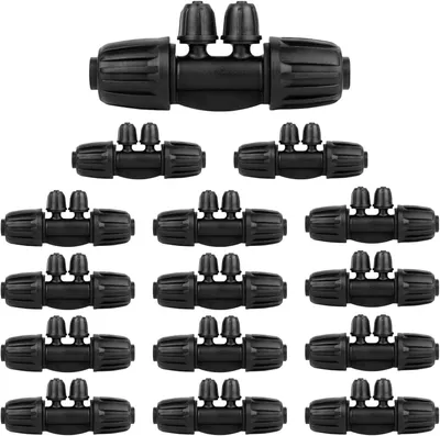Obrázek produktu pro T-kus pro zahradní hadice, 16 mm na 4/7 mm, 15 kusů, pro zavlažovací systémy